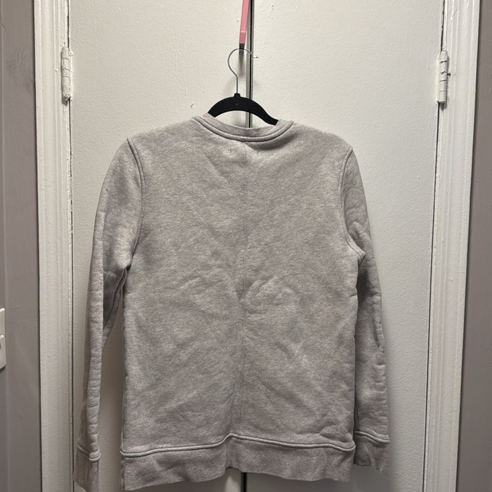 Rag & Bone Jean gray sweatshirt with soft navy fleece interior. New without tags - Picture 4 of 4